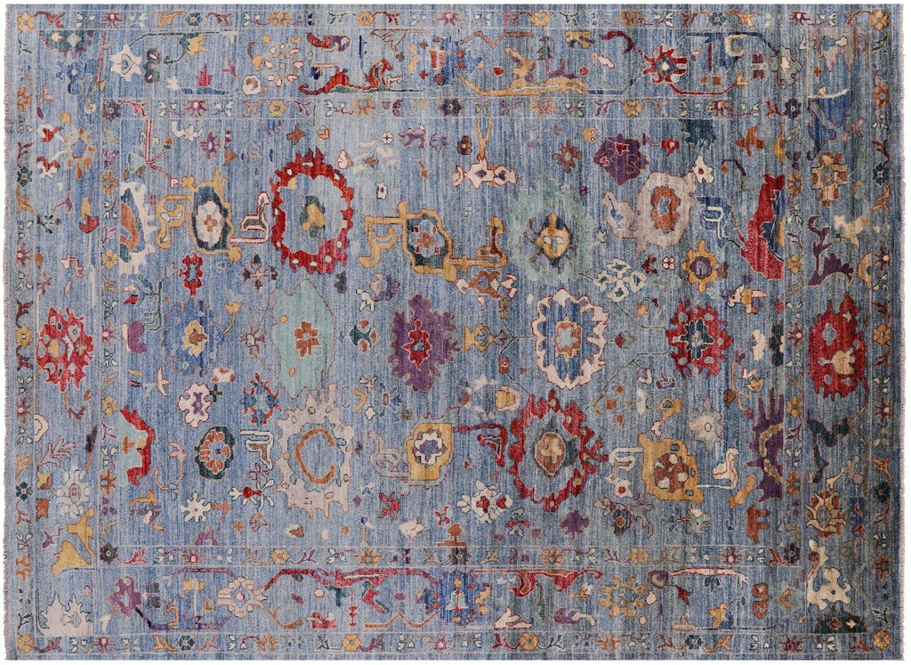 Turkish Oushak Hand Knotted Wool Rug - Manhattan Rugs