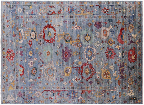 Turkish Oushak Hand Knotted Wool Rug - Manhattan Rugs