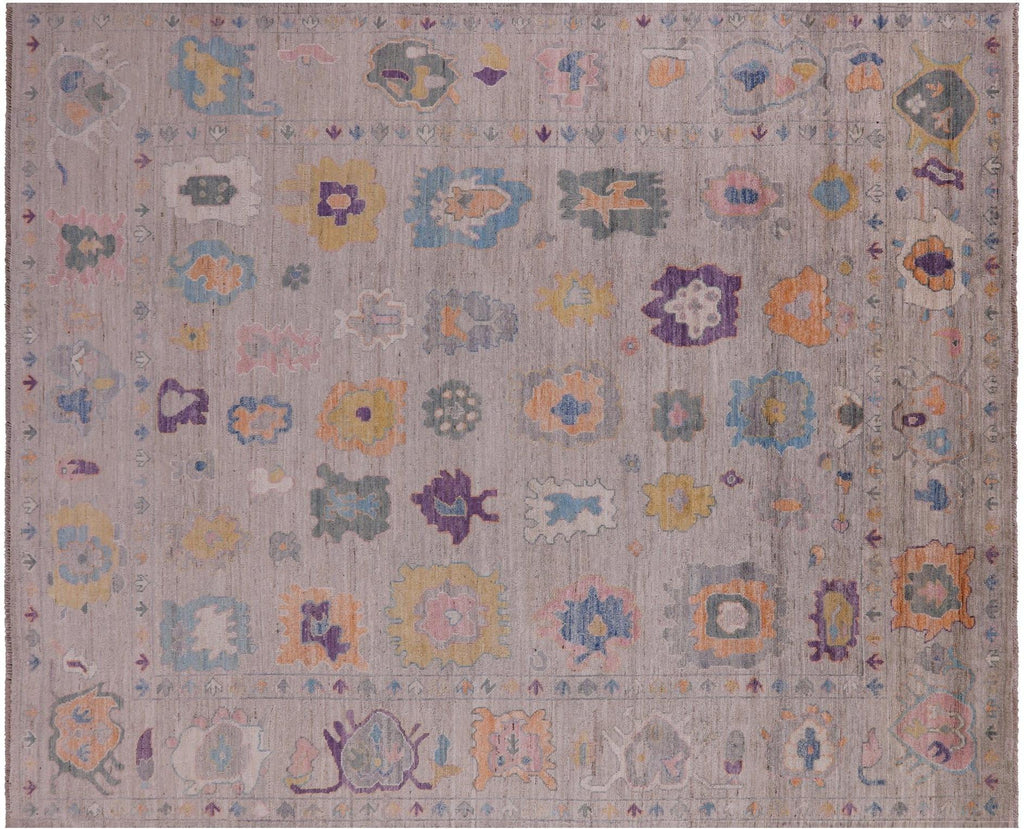 Turkish Oushak Hand Knotted Wool Rug - Manhattan Rugs