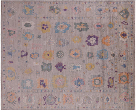 Turkish Oushak Hand Knotted Wool Rug - Manhattan Rugs