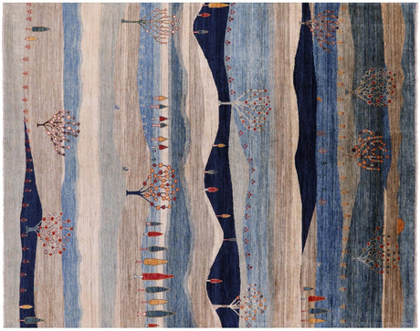 Tribal Persian Gabbeh Handmade Rug - Manhattan Rugs