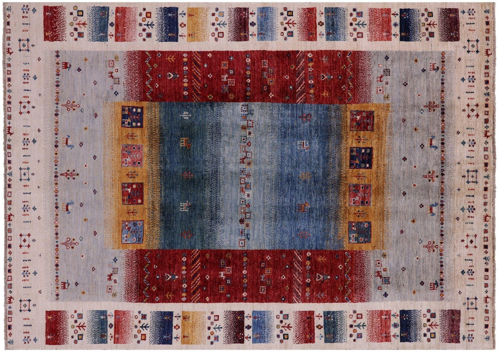 Tribal Persian Gabbeh Handmade Wool Rug - Manhattan Rugs