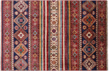 Khorjin Super Kazak Handmade Wool Rug - Manhattan Rugs