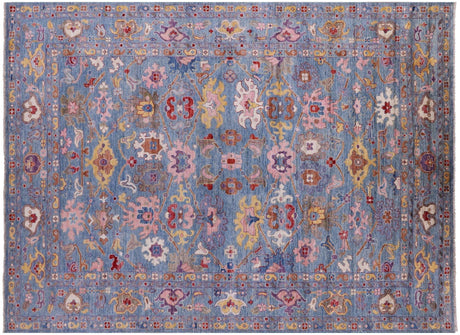 Hand-Knotted Turkish Oushak Wool Rug - Manhattan Rugs