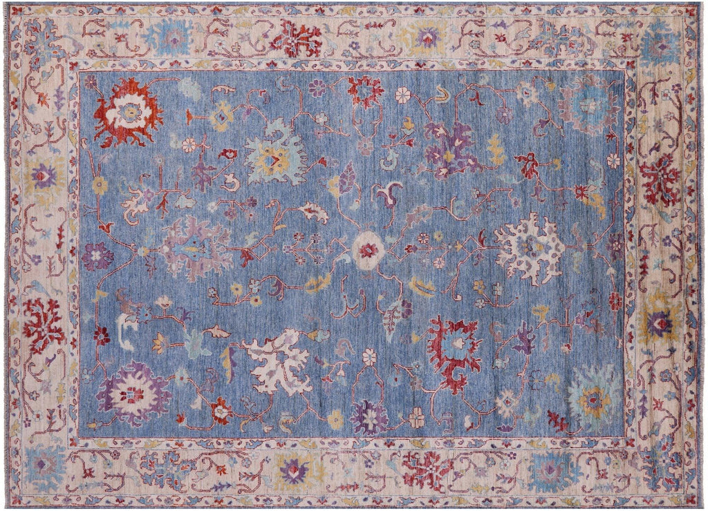 Turkish Oushak Handmade Wool Rug - Manhattan Rugs