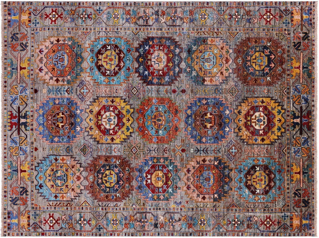 Hand-Knotted Fine Turkmen Wool Rug - Manhattan Rugs
