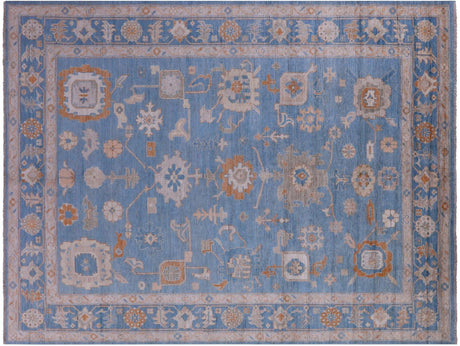 Turkish Oushak Hand Knotted Wool Rug - Manhattan Rugs