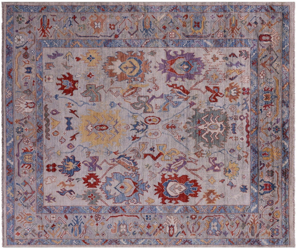 Turkish Oushak Hand Knotted Wool Rug - Manhattan Rugs