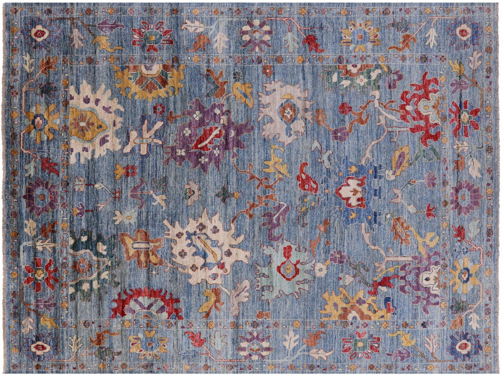 Turkish Oushak Hand-Knotted Wool Rug - Manhattan Rugs