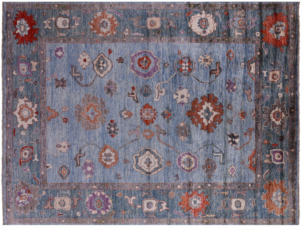 Hand Knotted Turkish Oushak Wool Rug - Manhattan Rugs