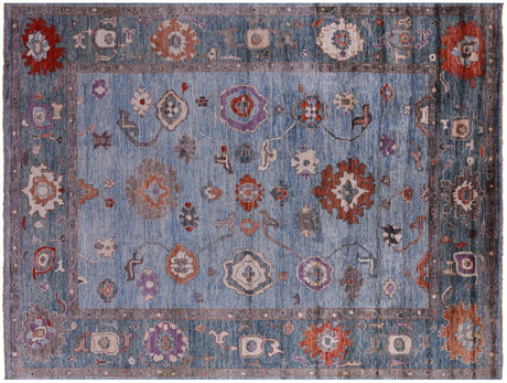 Hand Knotted Turkish Oushak Wool Rug - Manhattan Rugs