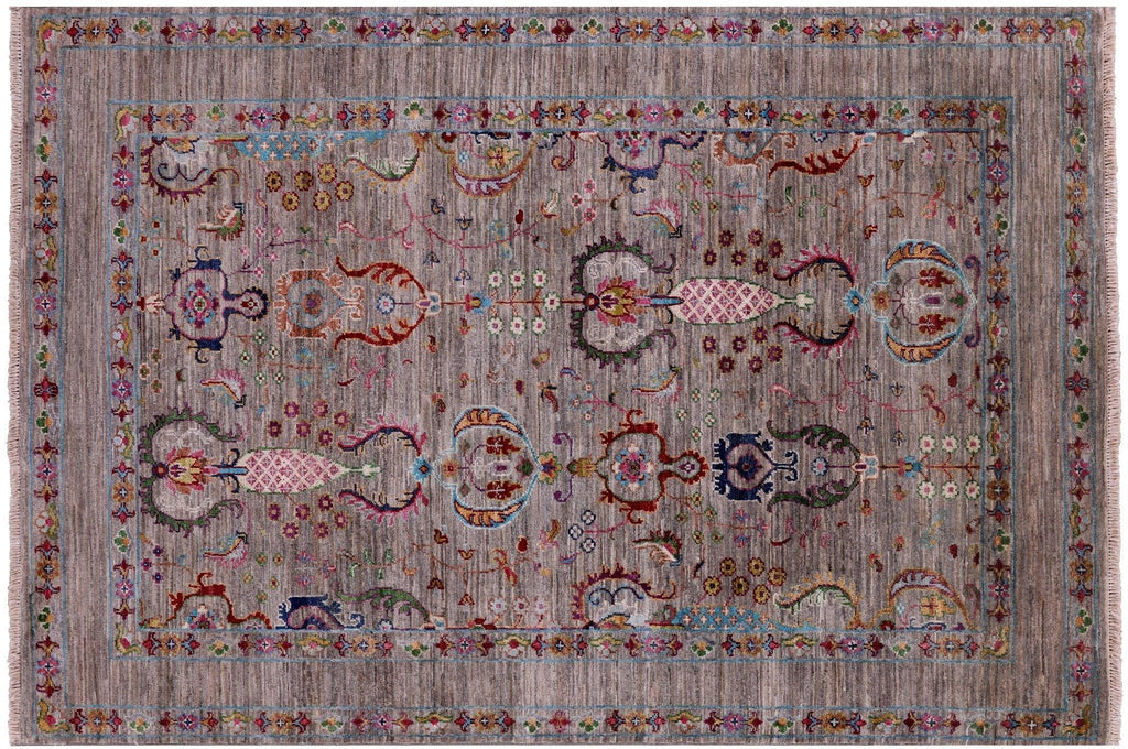 Hand Knotted Persian Tabriz Wool Rug - Manhattan Rugs