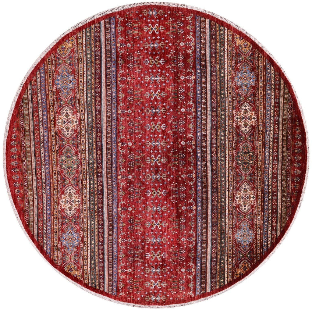 Round Khorjin Super Kazak Handmade Rug - Manhattan Rugs