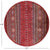 Round Handmade Khorjin Super Kazak Wool Rug - Manhattan Rugs