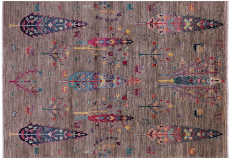 Hand Knotted Tribal Persian Gabbeh Rug - Manhattan Rugs