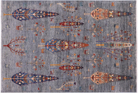 Persian Gabbeh Tribal Hand Knotted Wool Rug - Manhattan Rugs