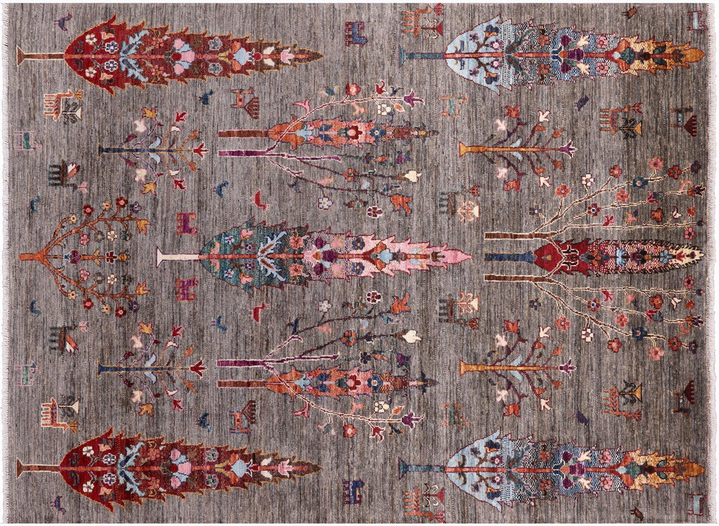 Hand-Knotted Tribal Persian Gabbeh Wool Rug - Manhattan Rugs