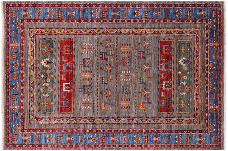 Handmade Persian Gabbeh Tribal Wool Rug - Manhattan Rugs
