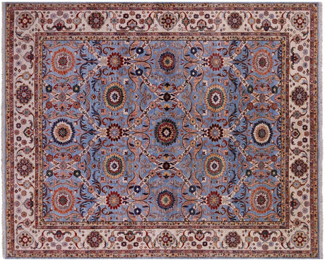 Hand Knotted Persian Tabriz Wool Rug - Manhattan Rugs