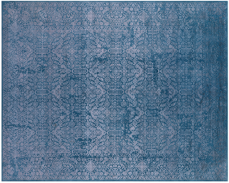 Pile Overdyed Hand-Knotted Wool & Silk Rug - Manhattan Rugs
