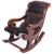 Hair-On Cowhide Wooden Rocking Chair - RC101-FC