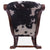 Hair-On Cowhide Wooden Handcrafted Rocking Chair - RC105-FC