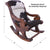 Hair-On Cowhide Wooden Handcrafted Rocking Chair - RC117-FC