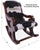 Hair-On Cowhide Wooden Handcrafted Rocking Chair - RC123-FC