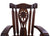 Wooden Rocking Chair Handcarved Back Sunflower Removable Hair-On Cowhide Pillow - RC131-CP