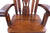 Wooden Rocking Chair Handcarved Back Sunflower Removable Hair-On Cowhide Pillow - RC131-CP