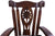 Wooden Rocking Chair Handcarved Back Sunflower Removable Hair-On Cowhide Pillow - RC141-CP