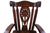Wooden Rocking Chair Handcarved Back Sunflower Removable Hair-On Cowhide Pillow - RC142-CP