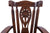 Wooden Rocking Chair Handcarved Back Sunflower Removable Hair-On Cowhide Pillow - RC143-CP