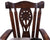 Wooden Rocking Chair Handcarved Back Sunflower Removable Hair-On Cowhide Pillow - RC144-CP