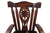 Wooden Rocking Chair Handcarved Back Sunflower Removable Hair-On Cowhide Pillow - RC148-CP