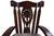 Wooden Rocking Chair Handcarved Back Sunflower Removable Hair-On Cowhide Pillow - RC149-CP
