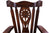 Wooden Rocking Chair Handcarved Back Sunflower Removable Hair-On Cowhide Pillow - RC150-CP