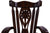 Wooden Rocking Chair Handcarved Back Sunflower Removable Hair-On Cowhide Pillow - RC152-CP
