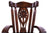 Wooden Rocking Chair Handcarved Back Sunflower Removable Hair-On Cowhide Pillow - RC158-CP