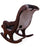 Hair-On Cowhide Wooden Handcrafted Rocking Chair - RC229-FC
