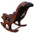 Hair-On Cowhide Wooden Handcrafted Rocking Chair - RC233-FC