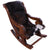 Hair-On Cowhide Wooden Handcrafted Rocking Chair - RC233-FC