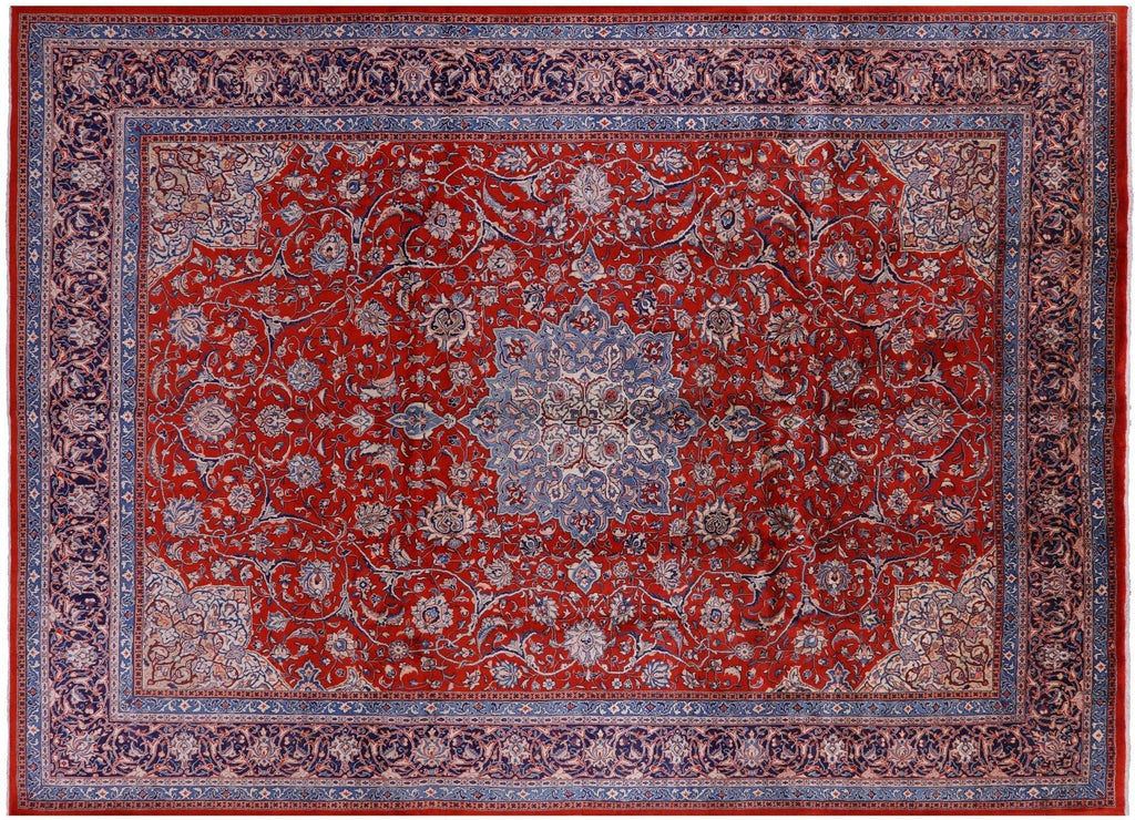 Handmade Persian Sarouk Wool Area Rug - Manhattan Rugs