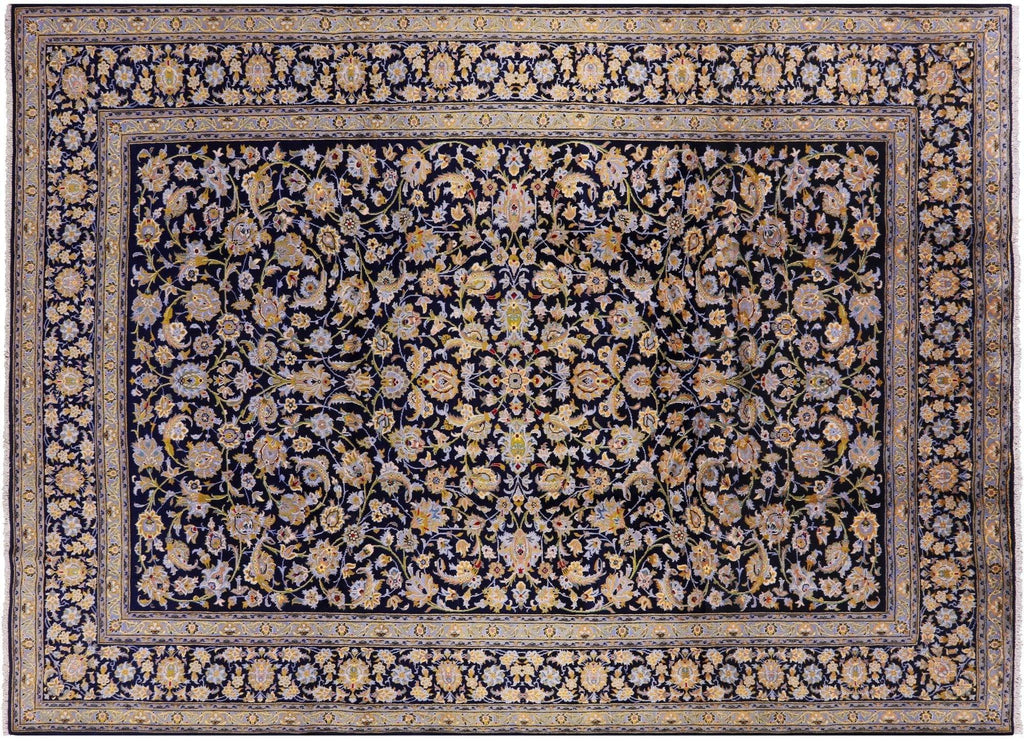 New Persian Kashan Hand-Knotted Rug - Manhattan Rugs