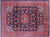 Persian Sarouk Wool Hand Knotted Area Rug - Manhattan Rugs