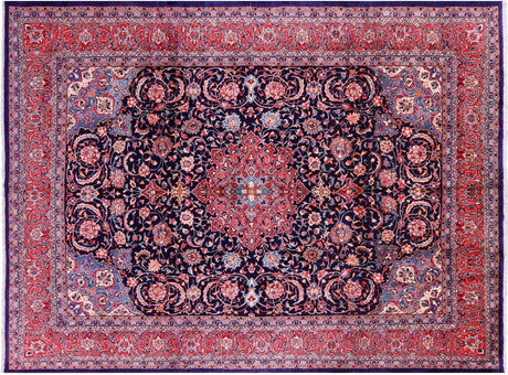 Persian Sarouk Wool Hand Knotted Area Rug - Manhattan Rugs
