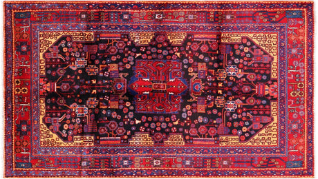 New Hand Knotted Persian Nahavand Area Rug - Manhattan Rugs