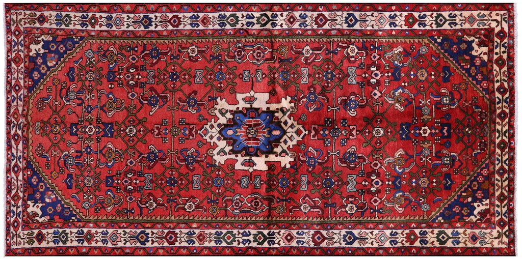 New Hand Knotted Persian Hamadan Rug - Manhattan Rugs