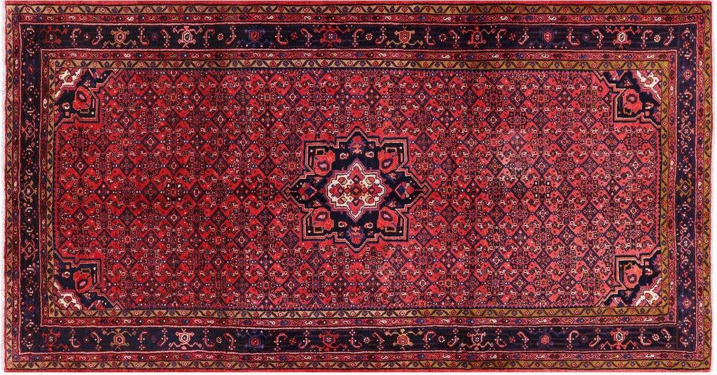 New Persian Hamadan Hand Knotted Area Rug - Manhattan Rugs