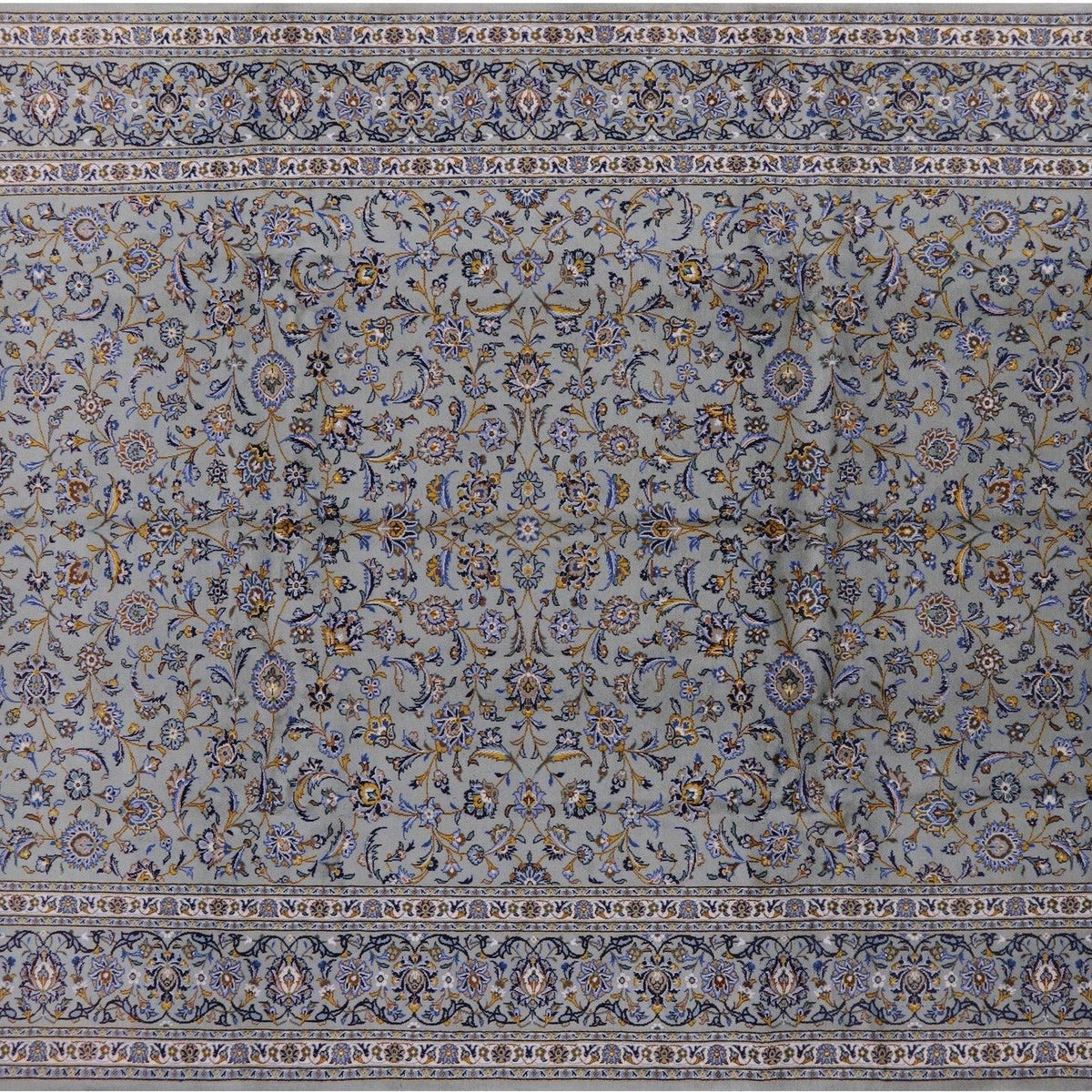 New Hand Knotted Persian Kashan Area Rug 9' 4